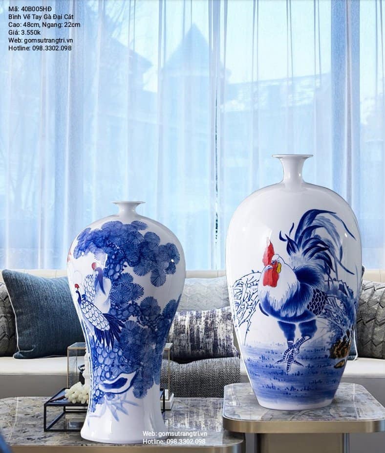 BÌNH VẼ TAY GÀ ĐẠI CÁT